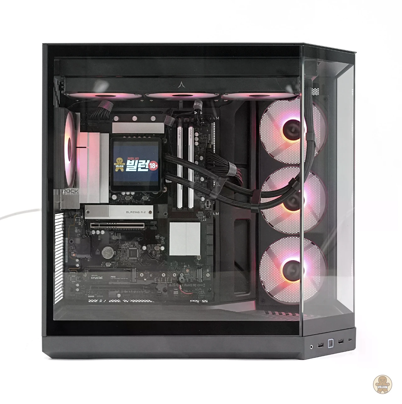 HYTE Y50 RGB 피치 블랙 [써보니] 진화한 어항케이스! 관련 이미지 46