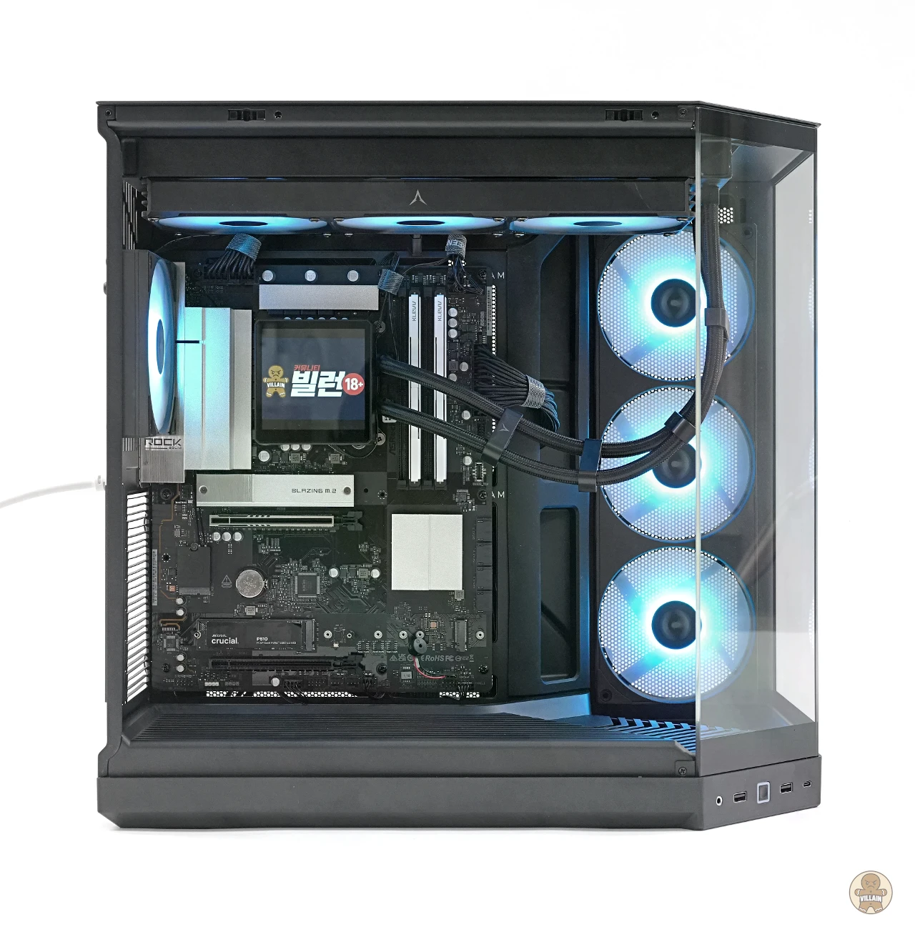 HYTE Y50 RGB 피치 블랙 [써보니] 진화한 어항케이스! 관련 이미지 40