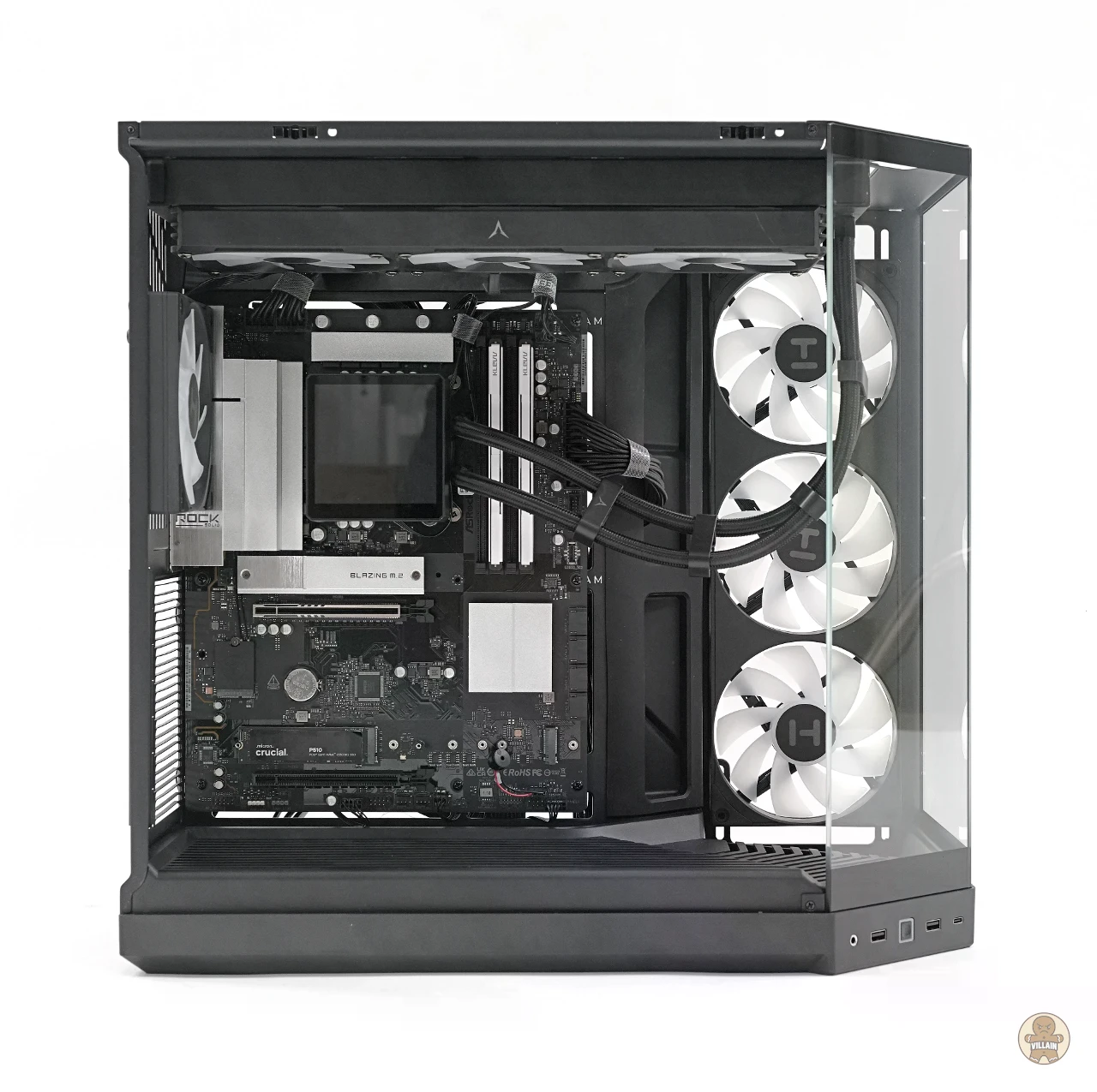 HYTE Y50 RGB 피치 블랙 [써보니] 진화한 어항케이스! 관련 이미지 36