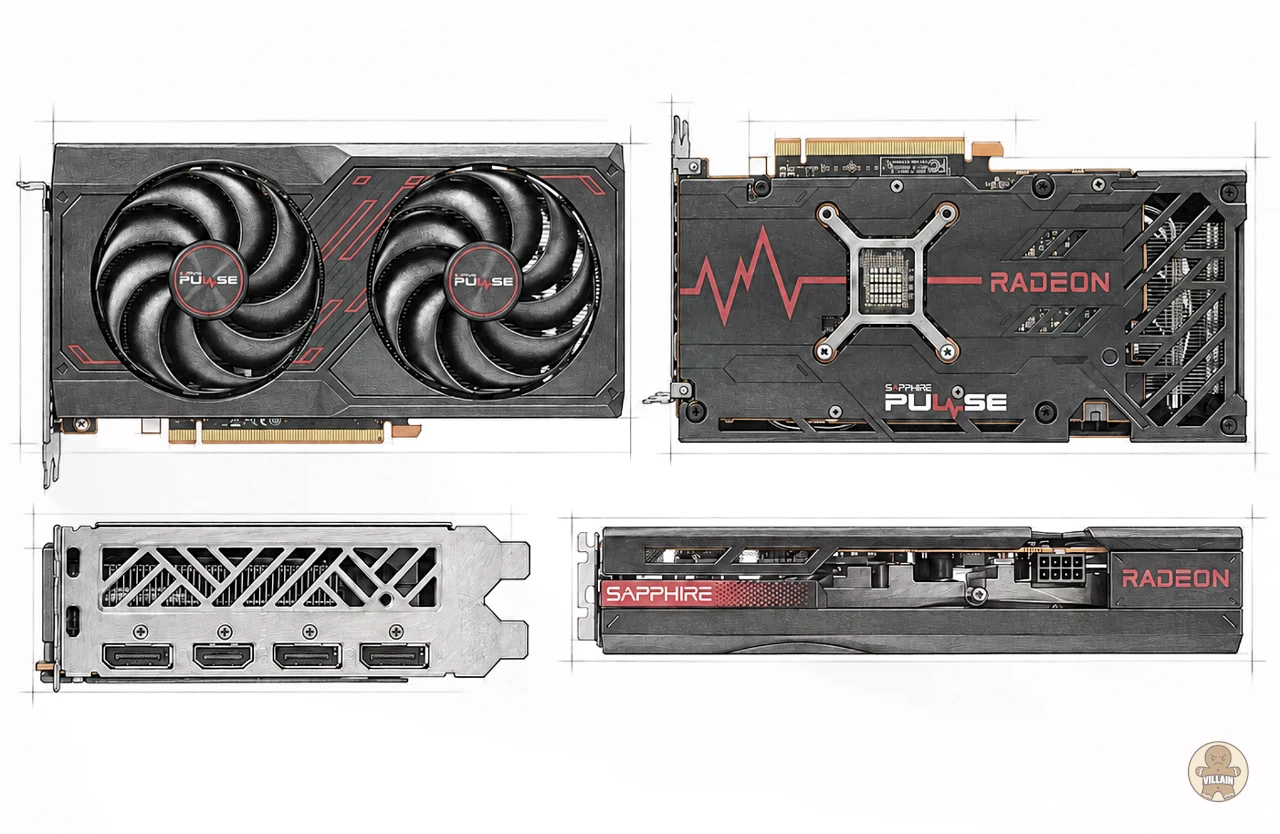 라데온 RX 7600 vs 지포스 RTX 3050, 라데온 RX 9060 vs 지포스 RTX 5050 관련 이미지 3