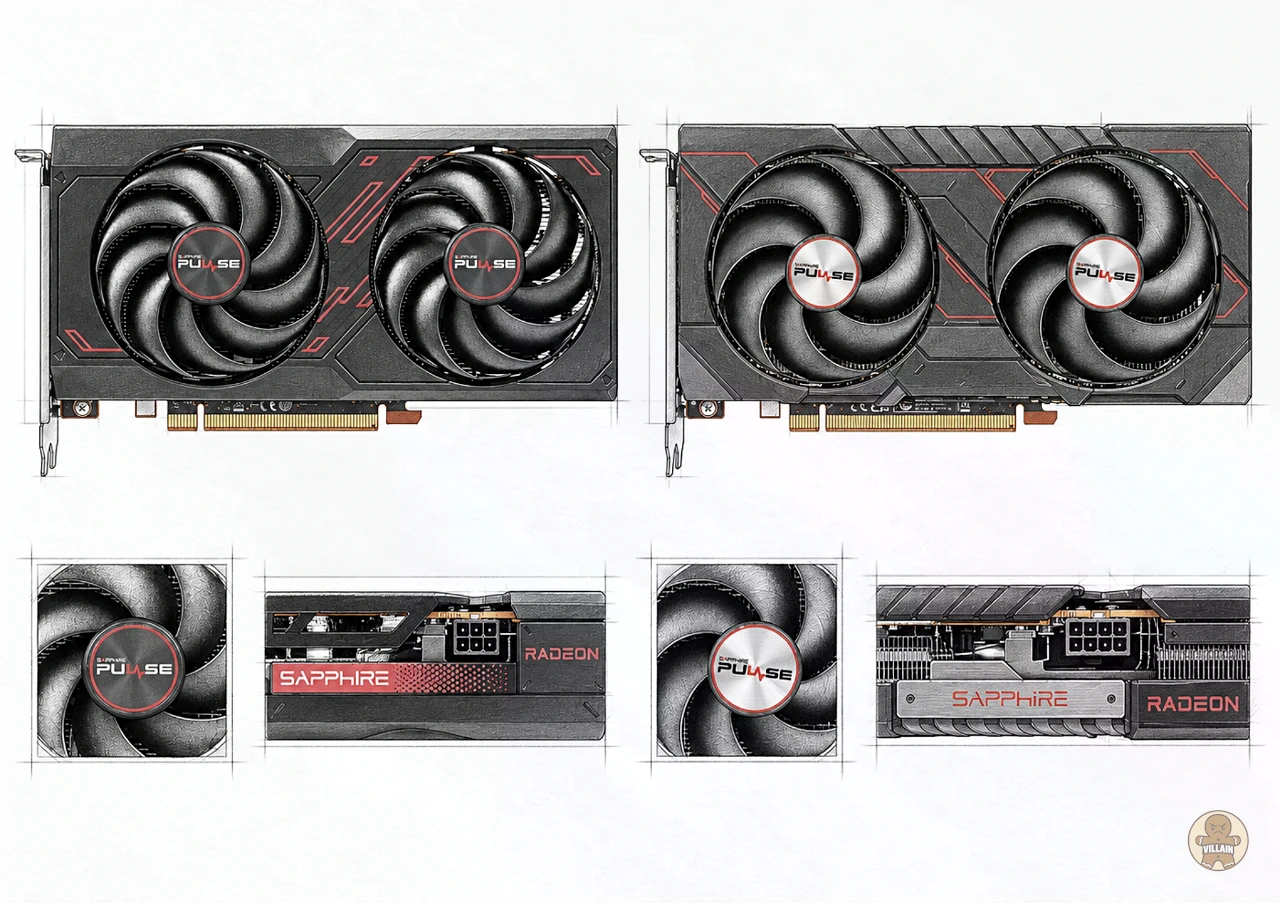 라데온 RX 7600 vs 지포스 RTX 3050, 라데온 RX 9060 vs 지포스 RTX 5050 관련 이미지 21