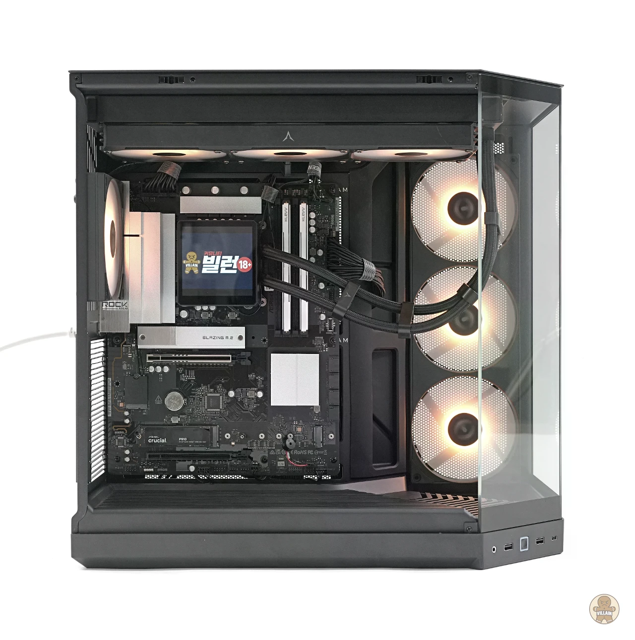 HYTE Y50 RGB 피치 블랙 [써보니] 진화한 어항케이스! 관련 이미지 39