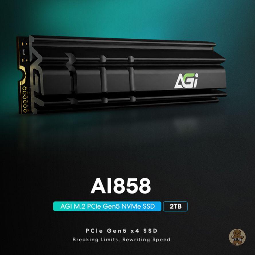 서린씨앤아이, AGI AI858 PCIe 5.0 NVMe SSD 2TB 출시 관련 이미지 1