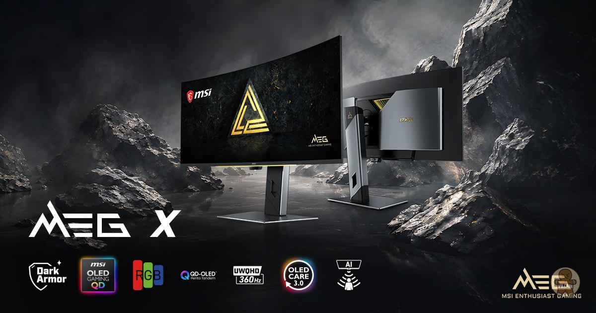 MSI, AI 기능 탑재한 플래그십 게이밍 모니터 ‘MEG X’ 출시… 예약 판매 진행 관련 이미지 1